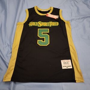 HEADWEAR CLASSICS HOLY SPIRIT PEP ANTHONY EDWARDS #5 BASKETBALL JERSEY BLACK L